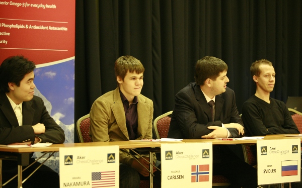 The participants in Aker Chess Challenge